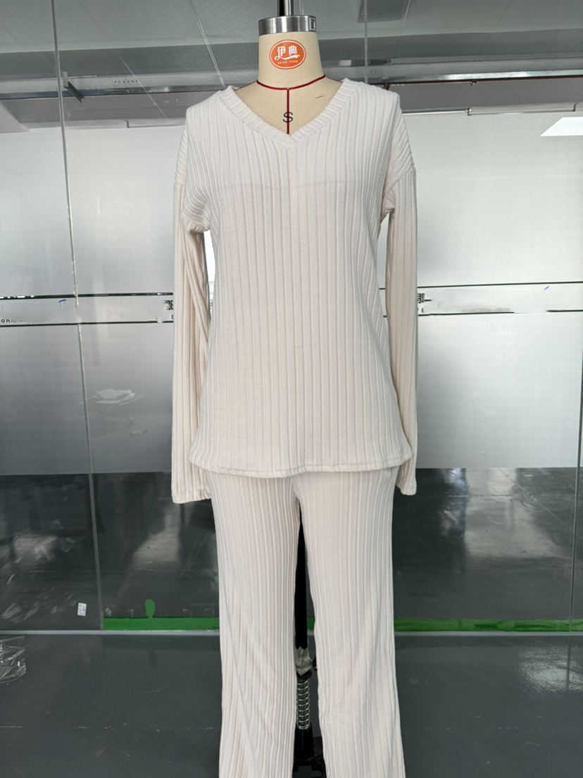 RTS: The Becky Ribbed Pullover and Pant Set