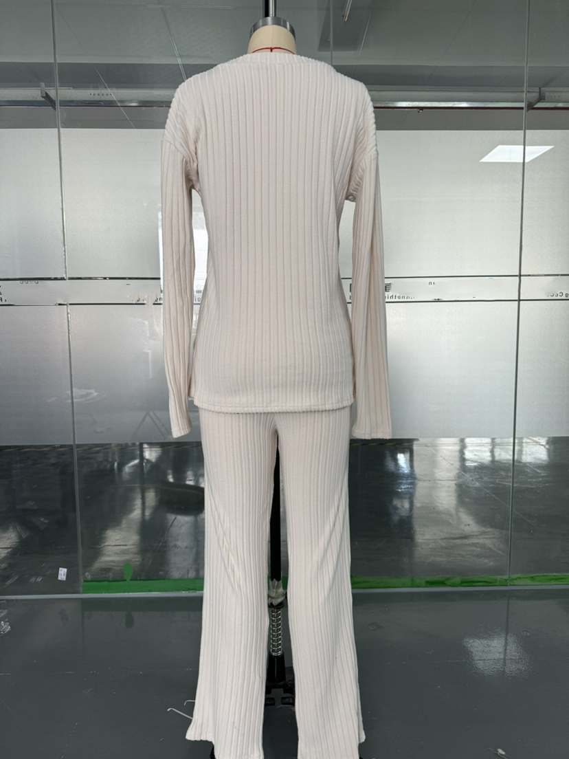 RTS: The Becky Ribbed Pullover and Pant Set