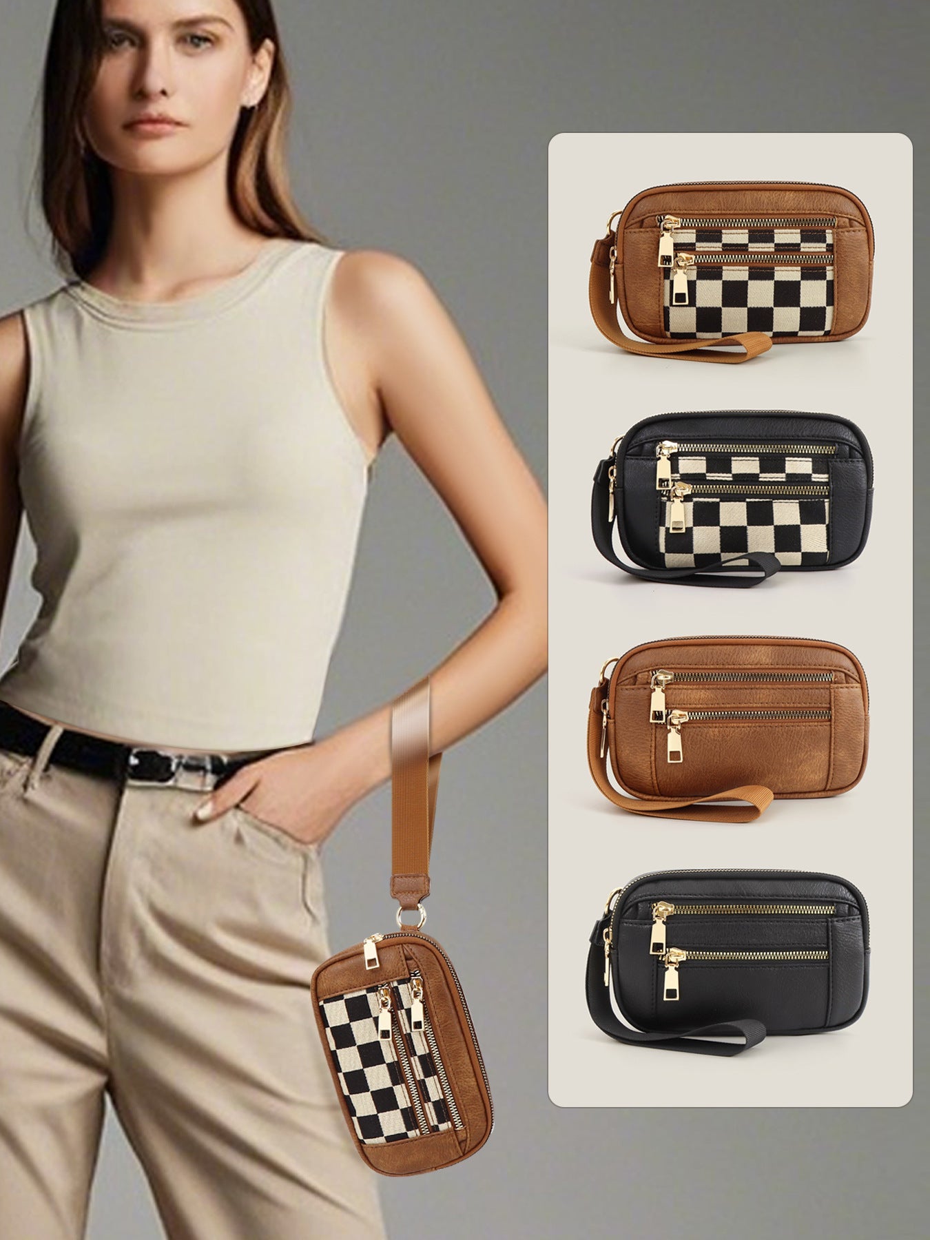 RTS: vegan leather wristlets NEW