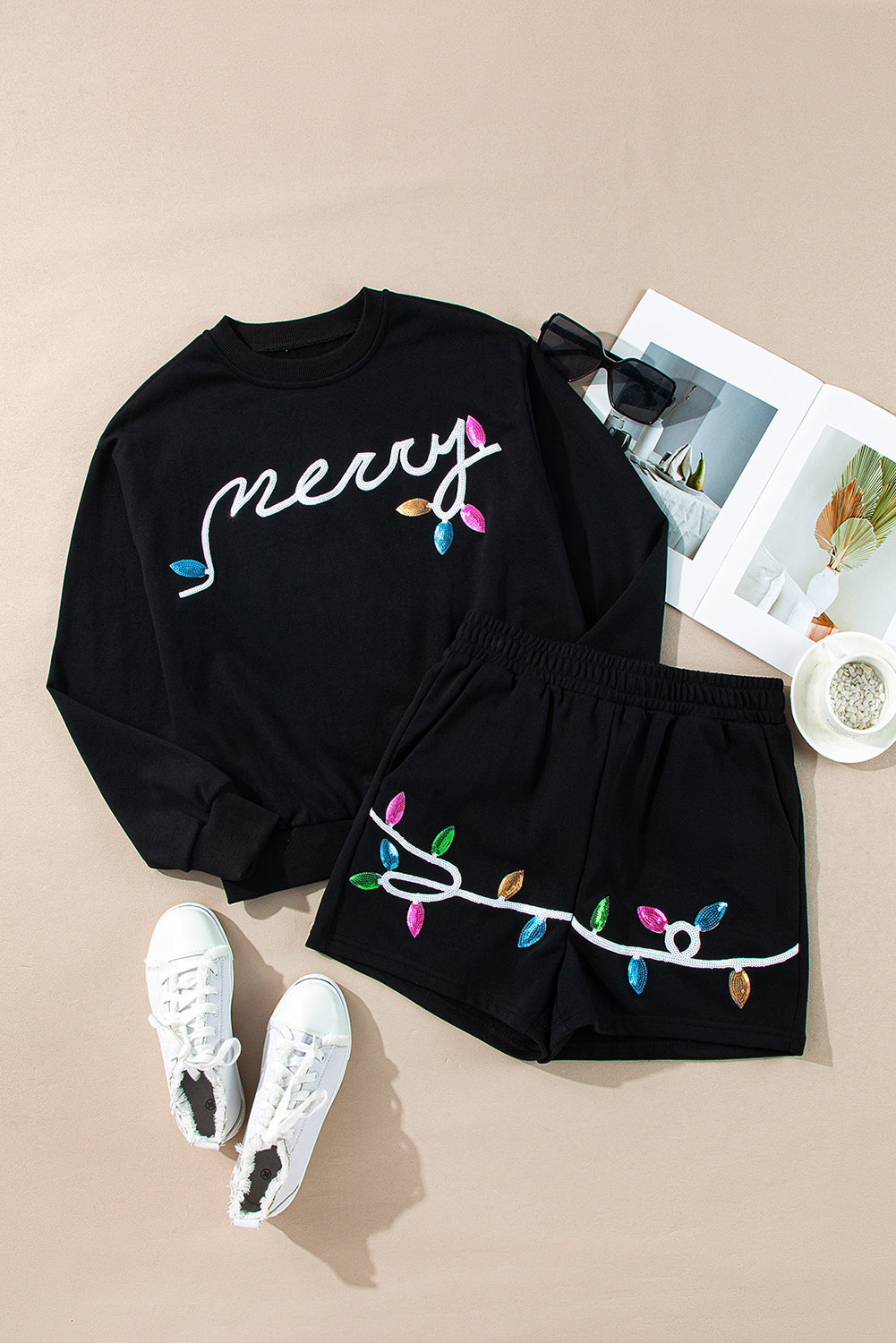 RTS: Merry Long Sleeve/Short Set