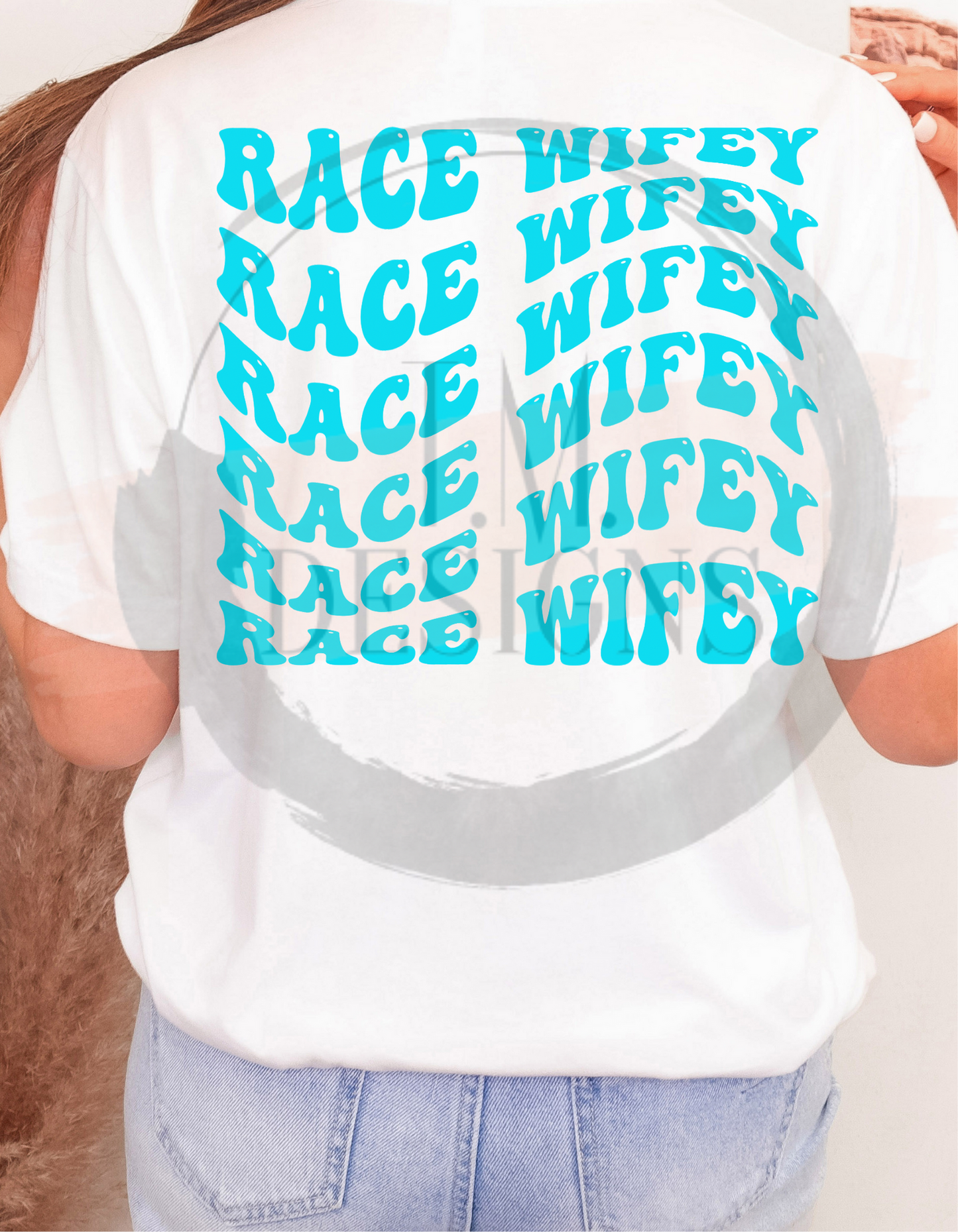 Custom Retro Race Wifey