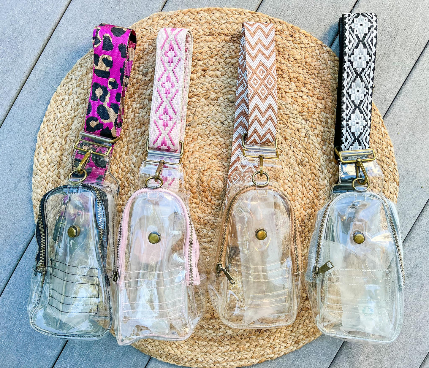 rts: Clear Sling Bags*