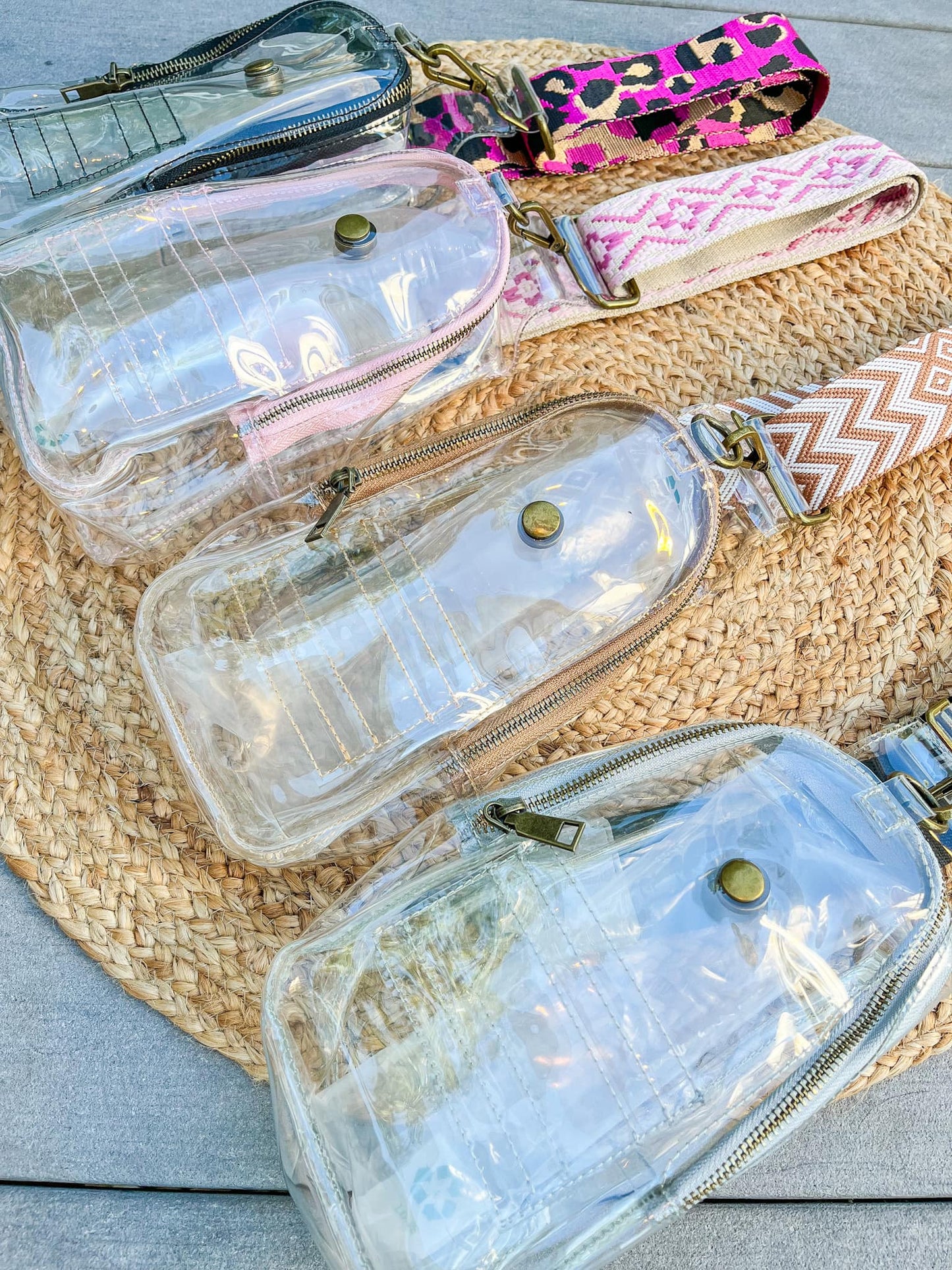 rts: Clear Sling Bags*