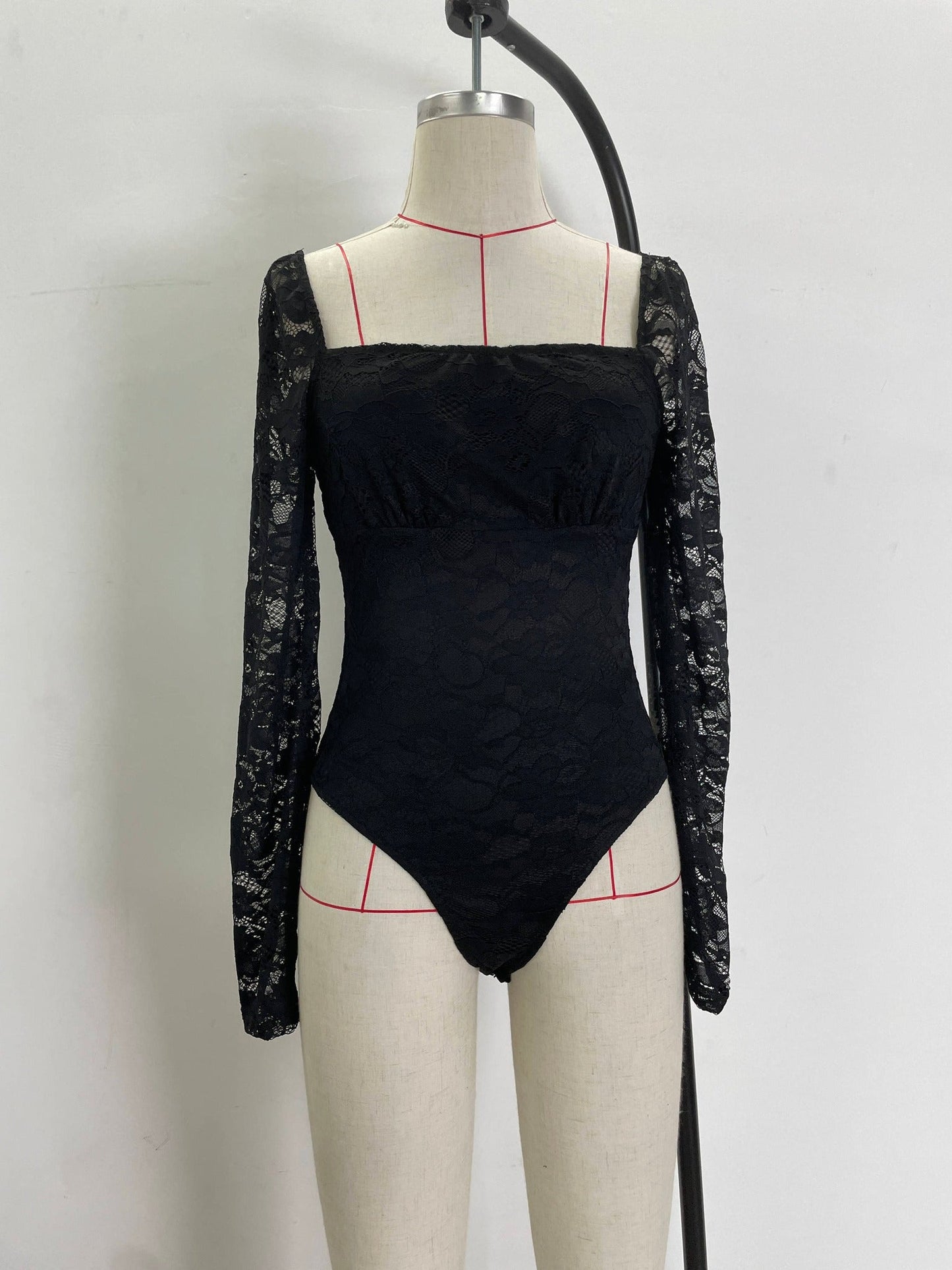 RTS: The DEJA LACE square neck body suit*
