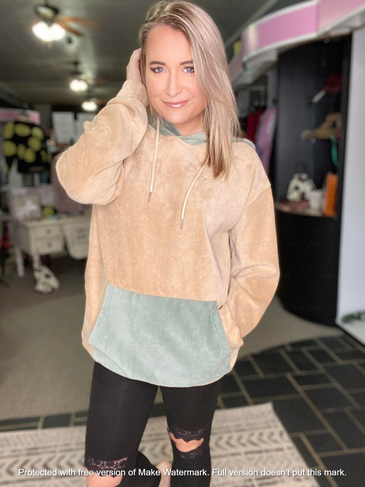 RTS: THE CHARLIZE CORDUROY HOODIE (FOREVER3AM BRANDED)