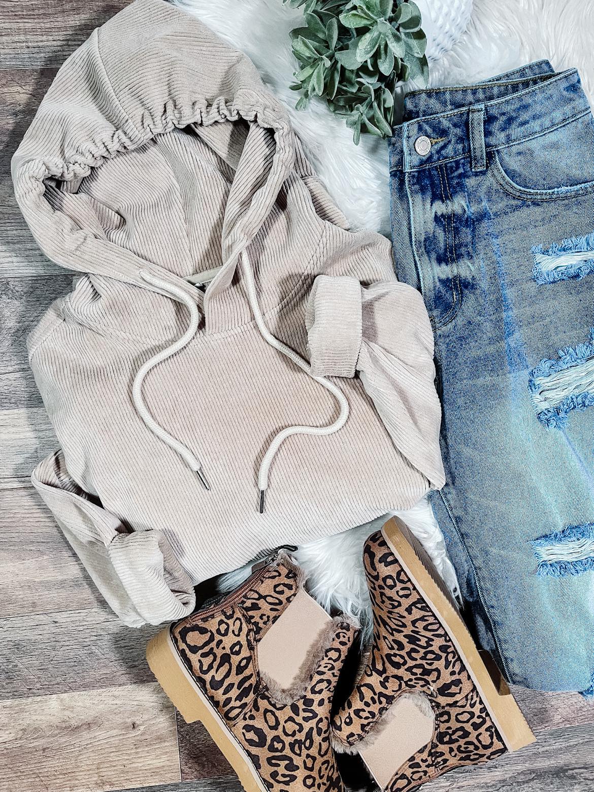 RTS: THE CHARLIZE CORDUROY HOODIE (FOREVER3AM BRANDED)