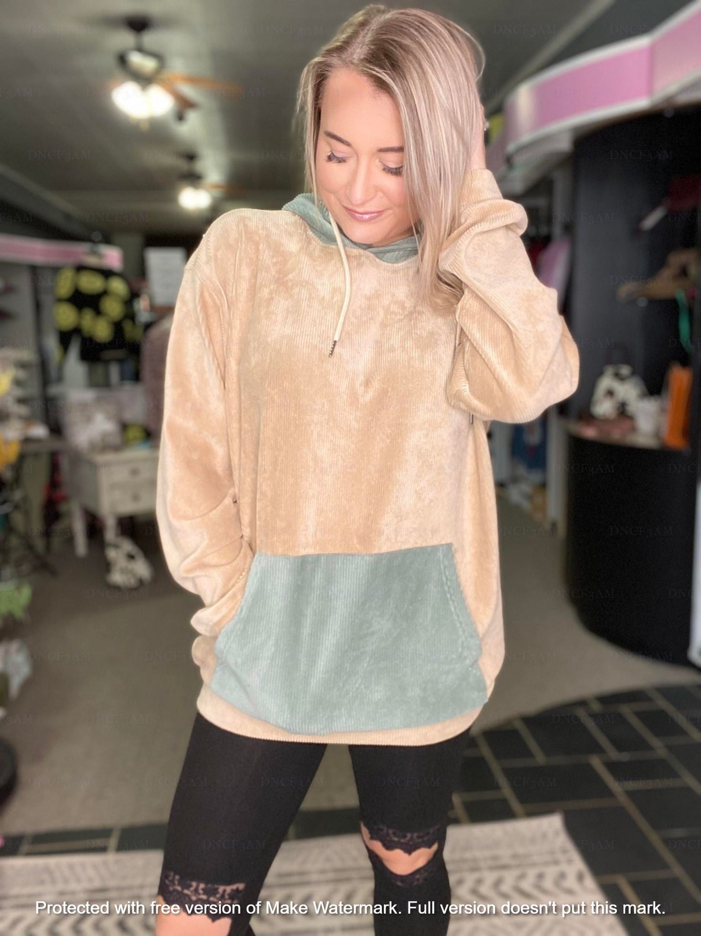 RTS: THE CHARLIZE CORDUROY HOODIE (FOREVER3AM BRANDED)