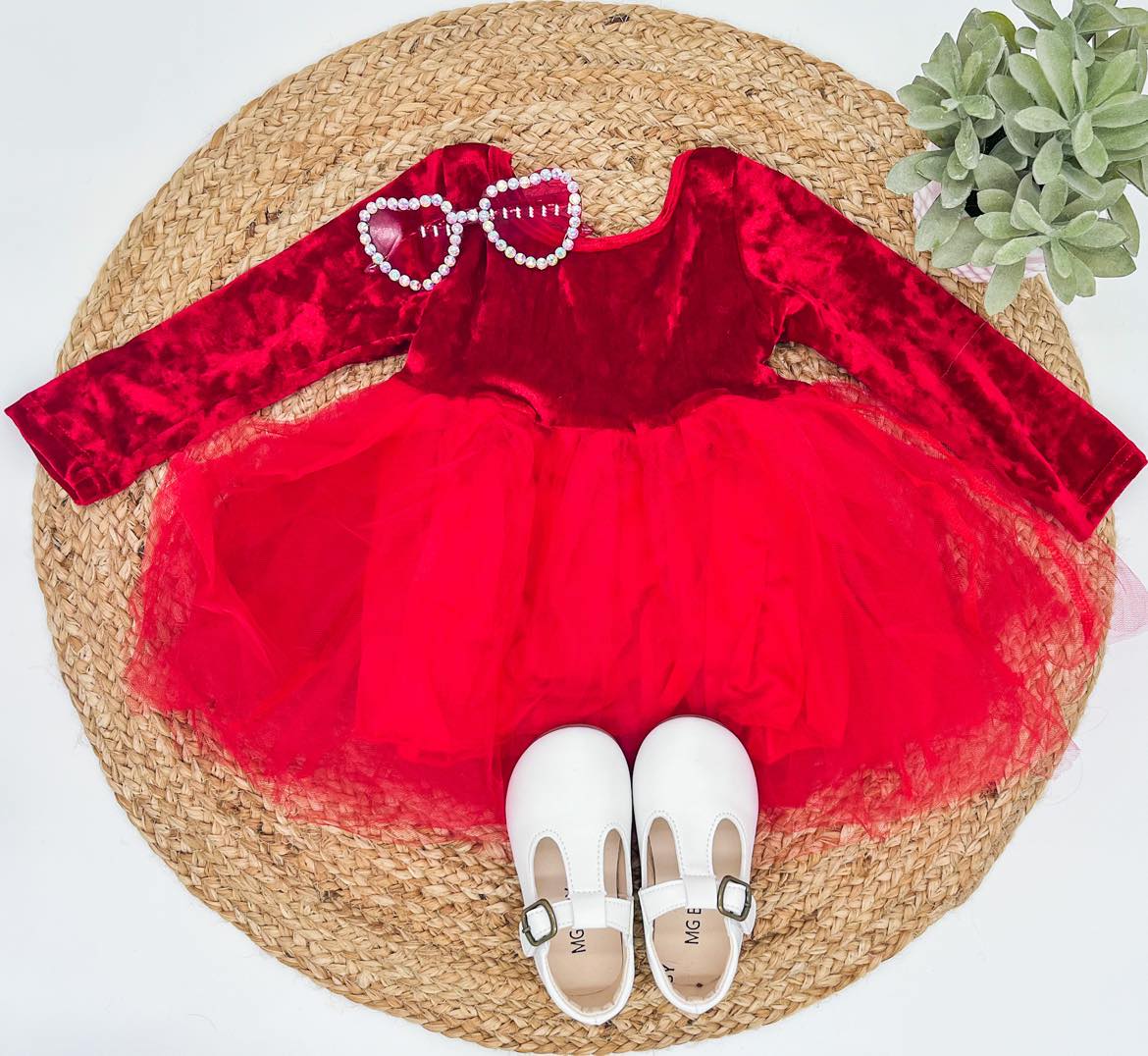 RTS: Velvet and Tulle Dress*