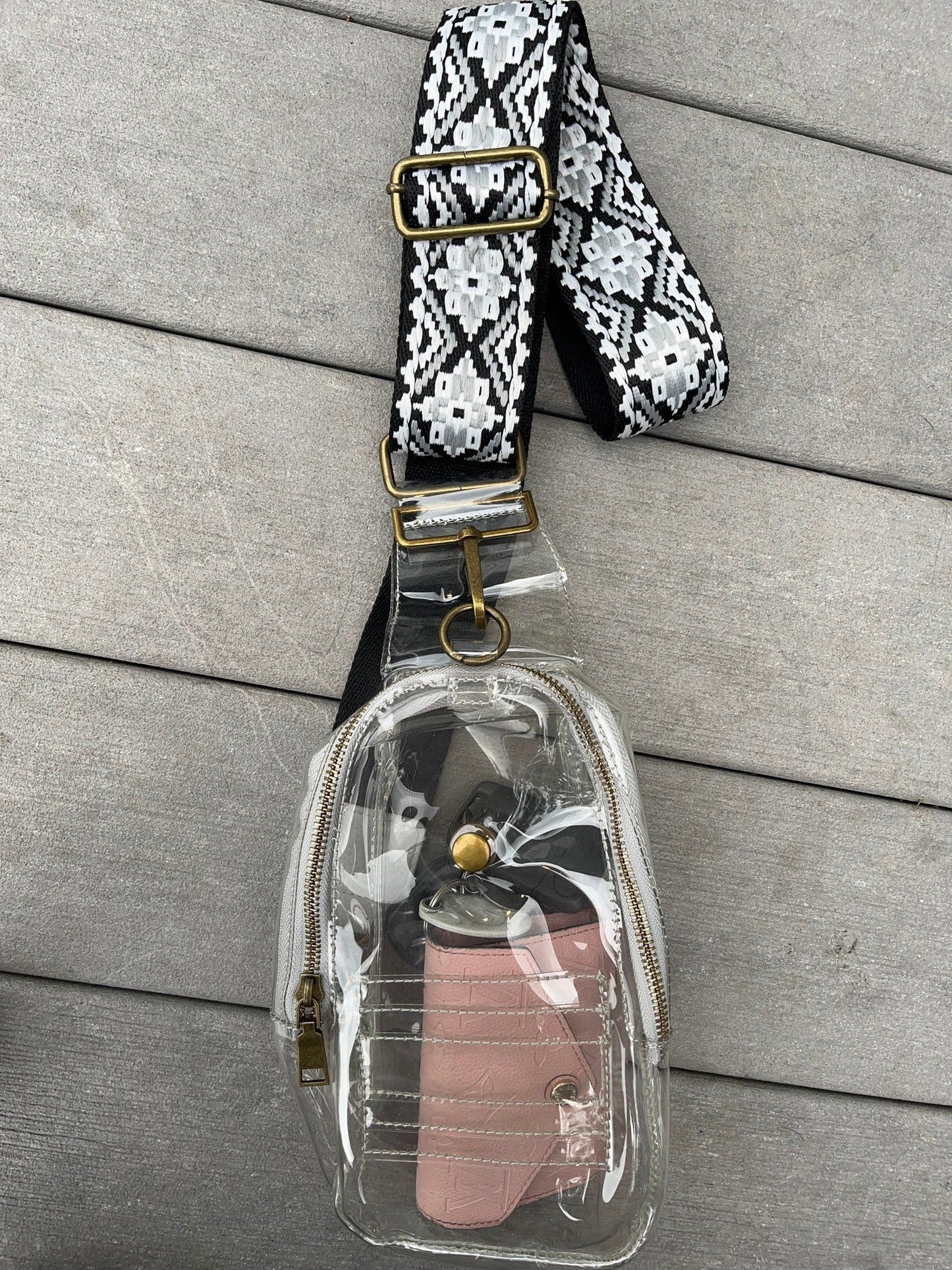 rts: Clear Sling Bags*