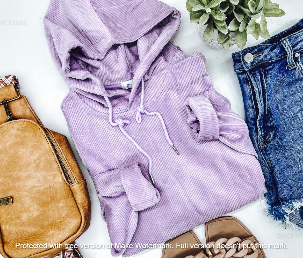 RTS: THE CHARLIZE CORDUROY HOODIE (FOREVER3AM BRANDED)