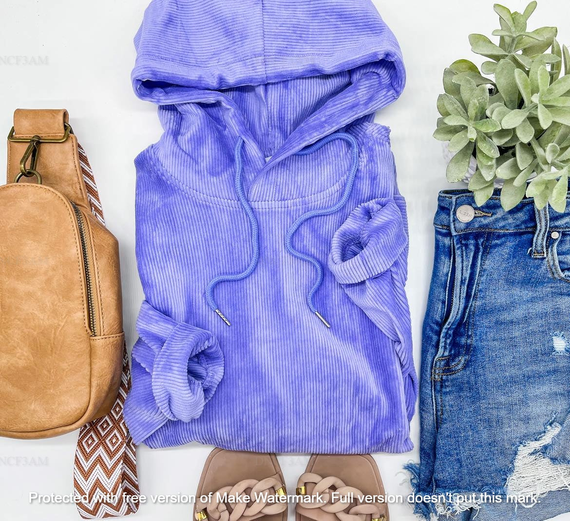 RTS: THE CHARLIZE CORDUROY HOODIE (FOREVER3AM BRANDED)