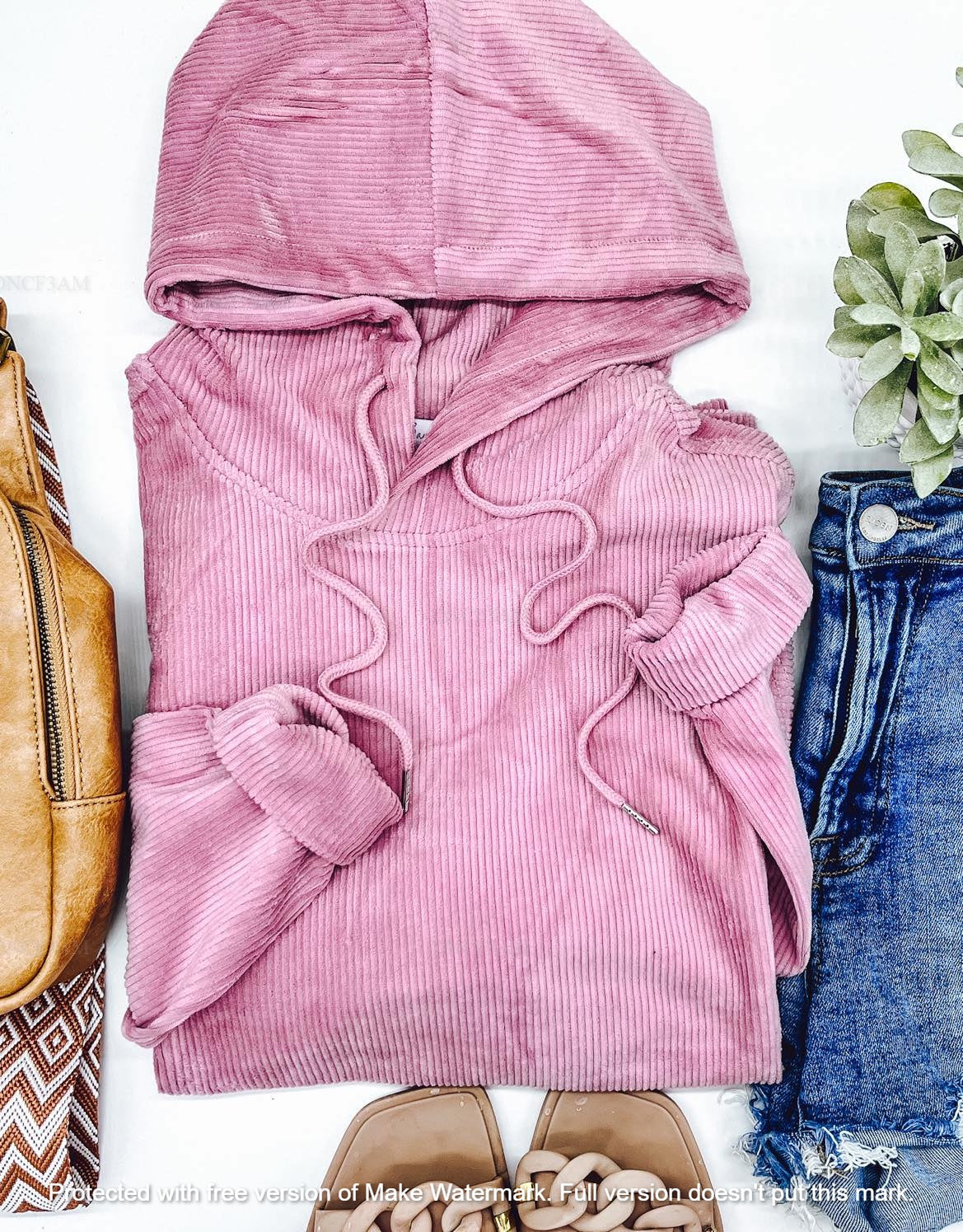 RTS: THE CHARLIZE CORDUROY HOODIE (FOREVER3AM BRANDED)