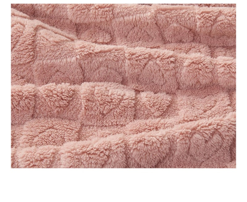 PREORDER: Plush Checker & Heart Blanket 12.16.24
