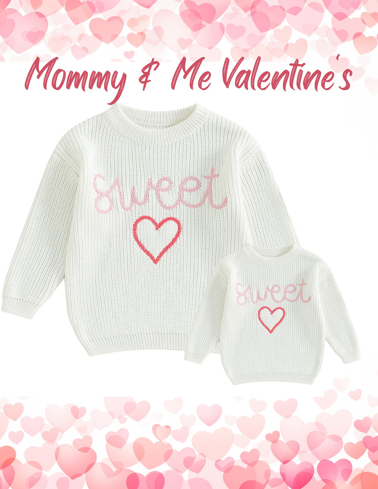 rts: Mommy and Me Valentine's Sweetheart Sweater