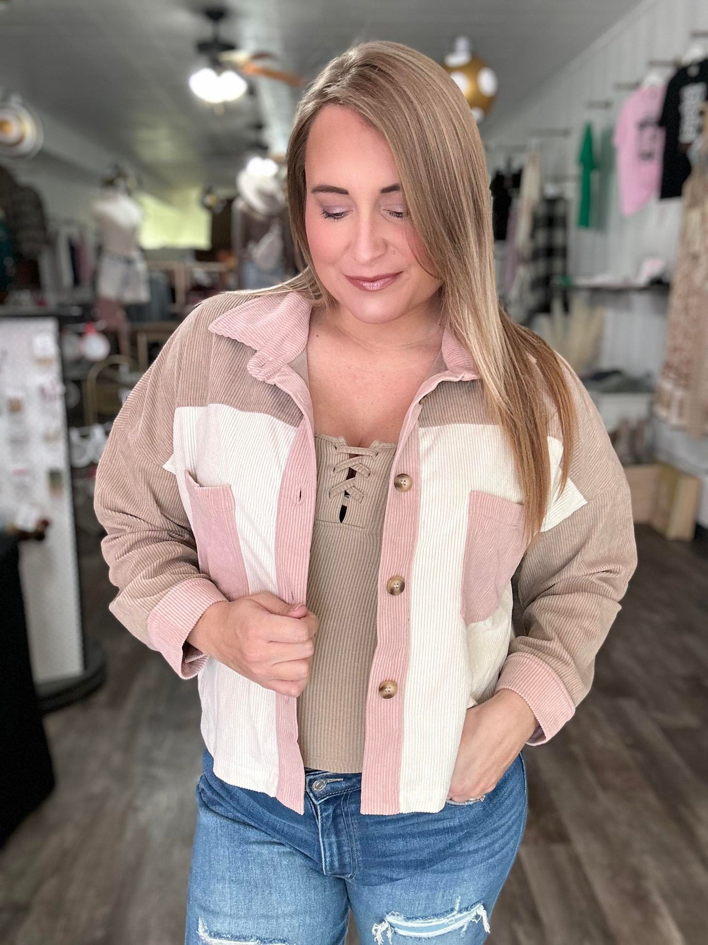 RTS: The Caitlin Semi-cropped Button-down