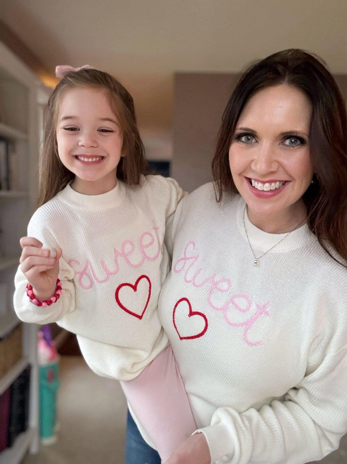 rts: Mommy and Me Valentine's Sweetheart Sweater