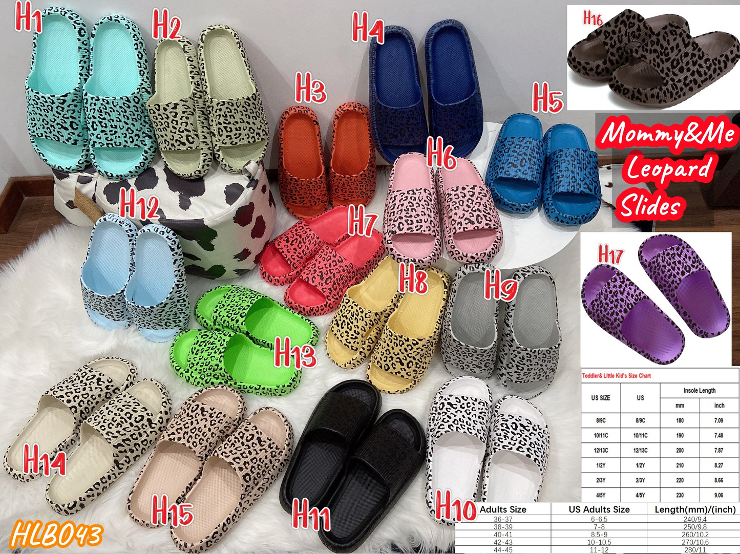 RTS: Kids and Adult Solid and Print EVA Slides
