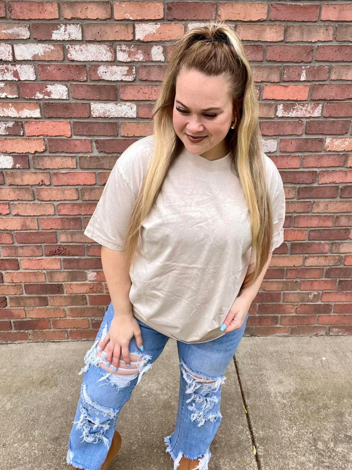 RTS: Mineral WASH unisex oversized Tee's