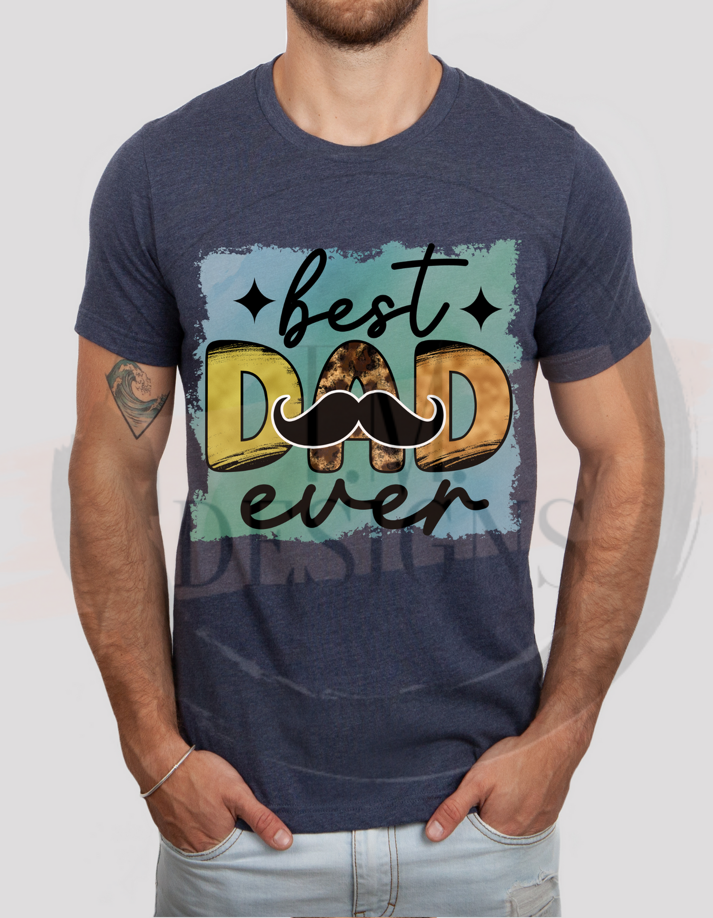 Best Dad Ever Mustache