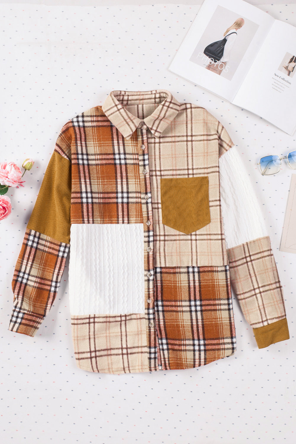 PREORDER: The Cora Plaid Block Button Down 9.9.24