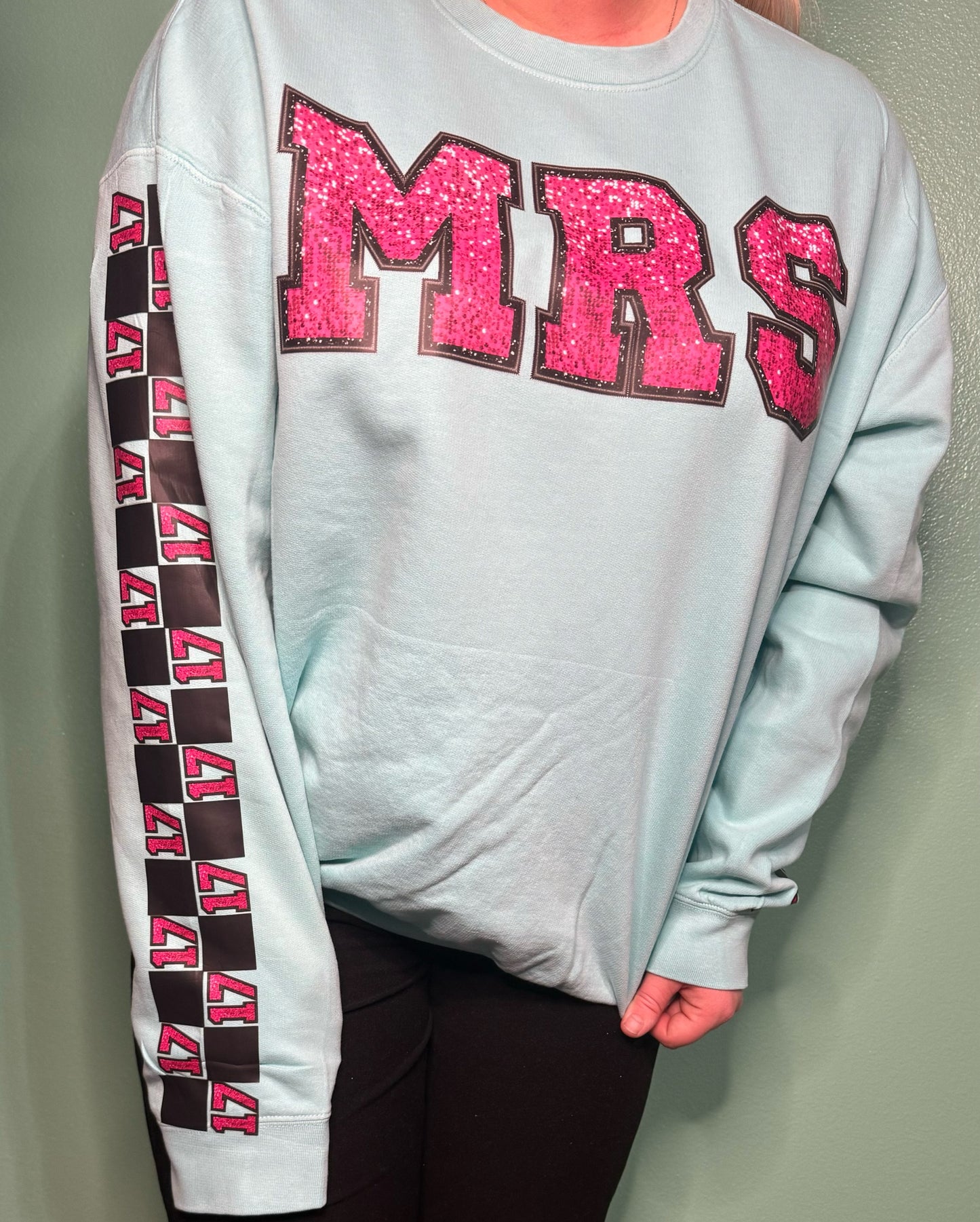 Custom Name W/ Sleeve Checkered