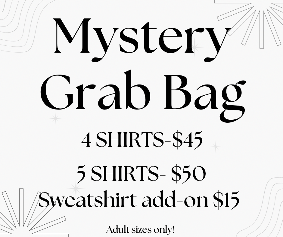 Mystery Grab Bag 5 Shirts