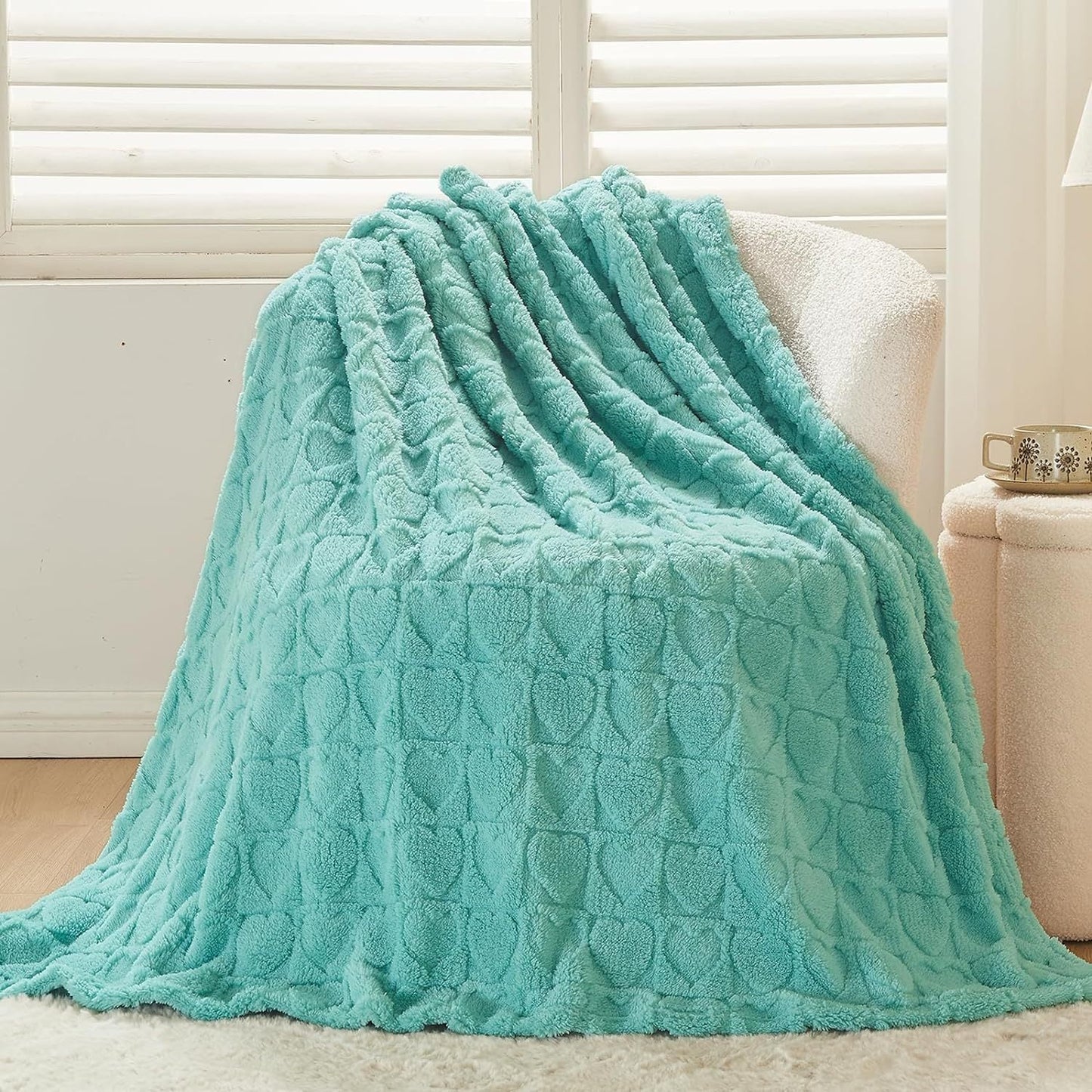 PREORDER: Plush Checker & Heart Blanket 12.16.24