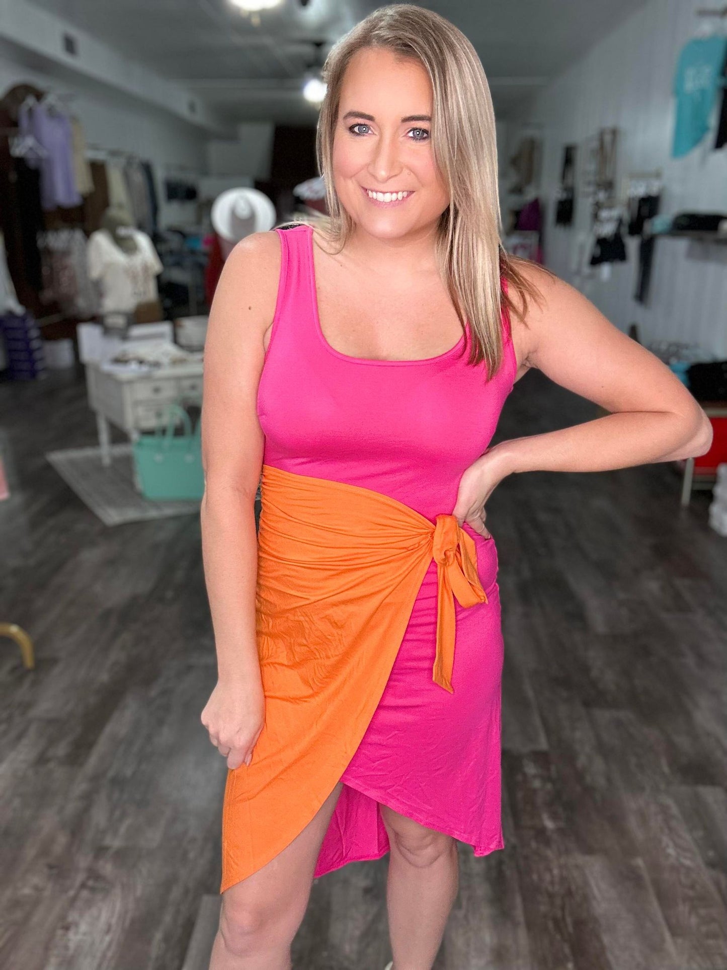 RTS: The AVA wrap Dress