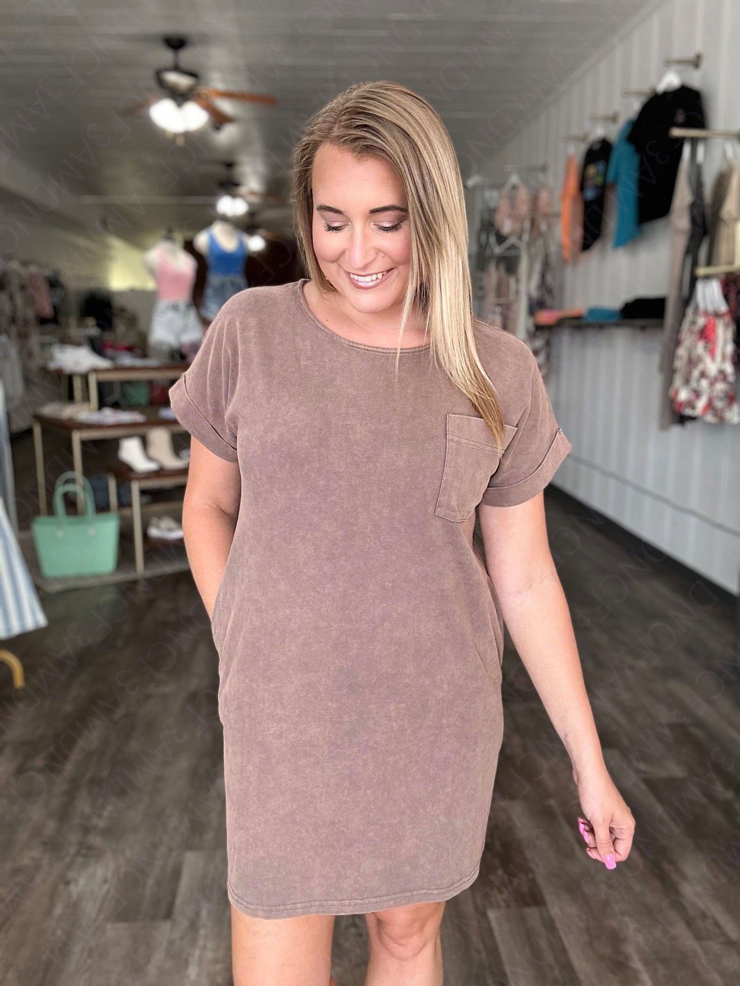 RTS: The Valery Forever3am Mineral Washed Cotton Dress