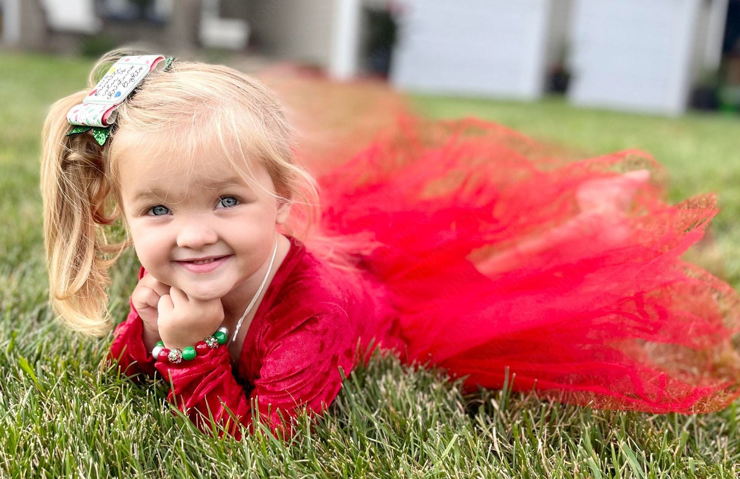 RTS: Velvet and Tulle Dress*