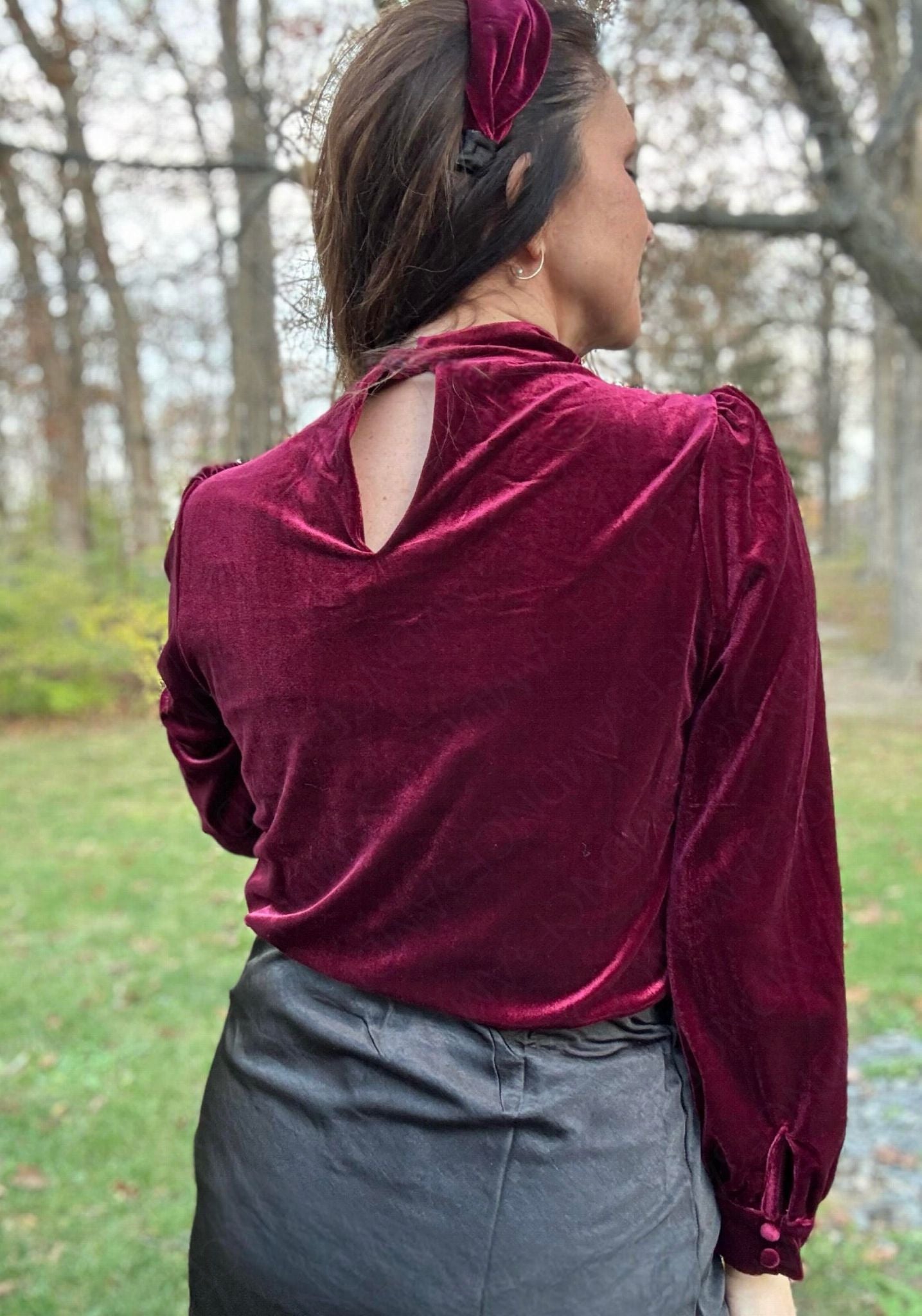 RTS: The Sammie Velvet Shirt