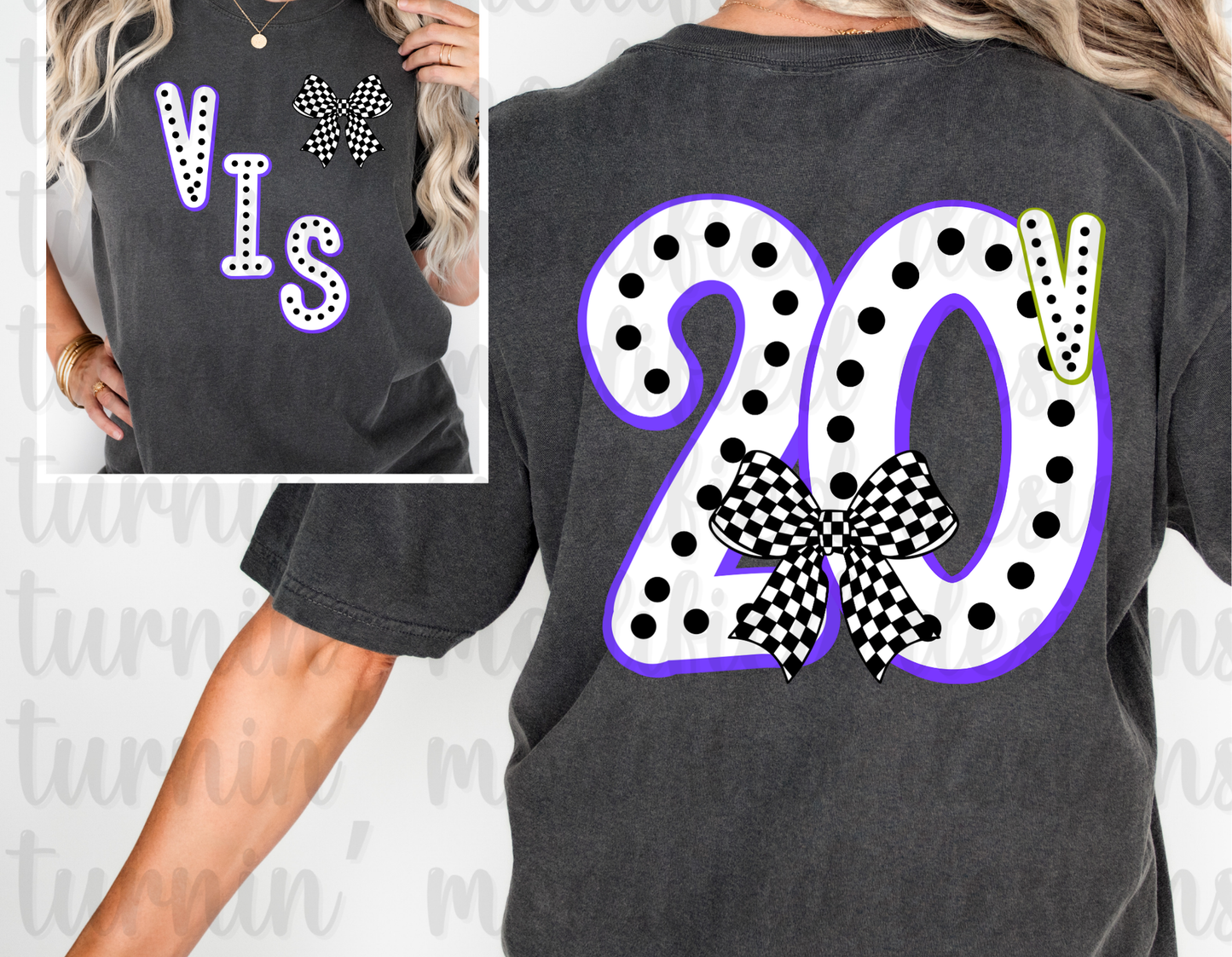 Custom Across Name w/ Number