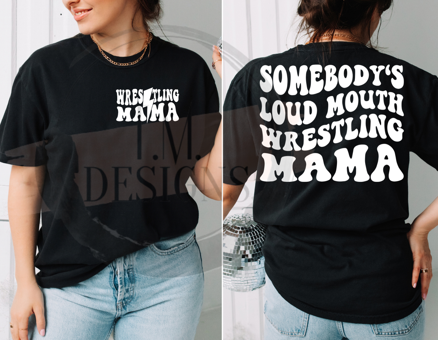 Loud Mouth Wresting Mama White