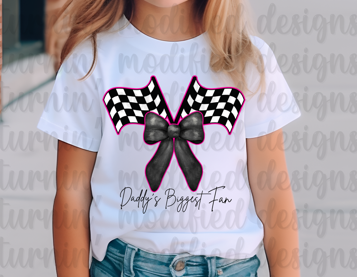 Daddy's Biggest Fan W/ Bow