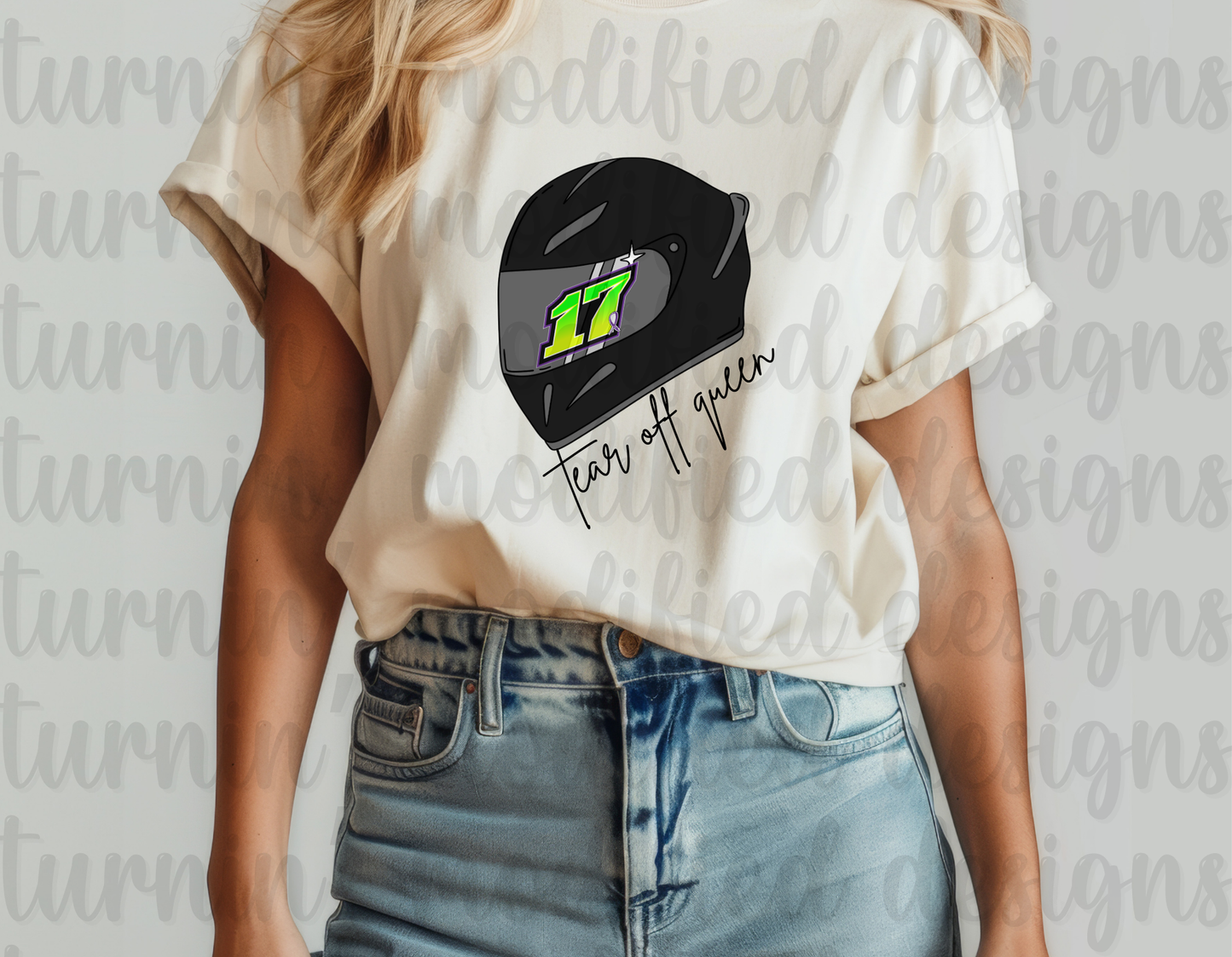 Custom Helmet W/ Number