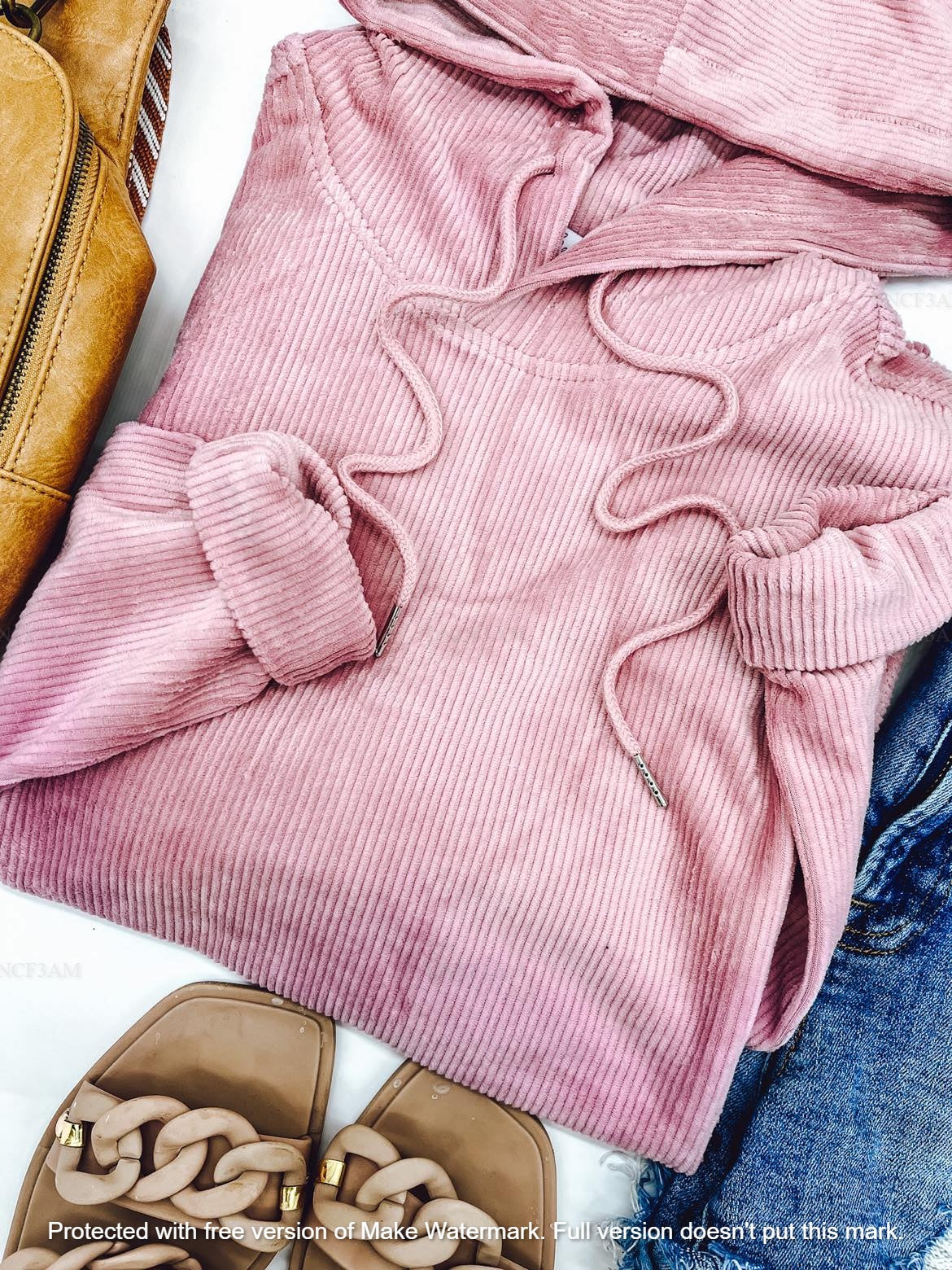 RTS: THE CHARLIZE CORDUROY HOODIE (FOREVER3AM BRANDED)