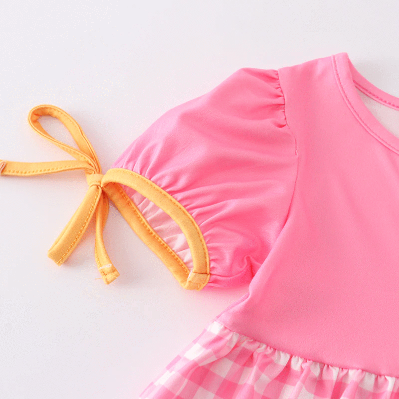 RTS: Checked Pencil/Crayon Dress