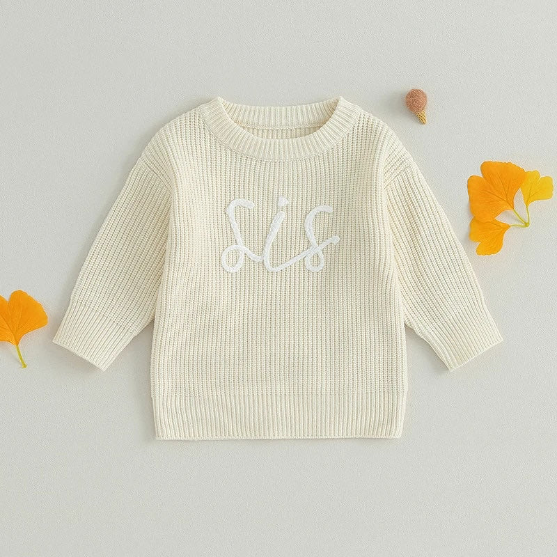 RTS: Sis Knitted Onesie or Sweater