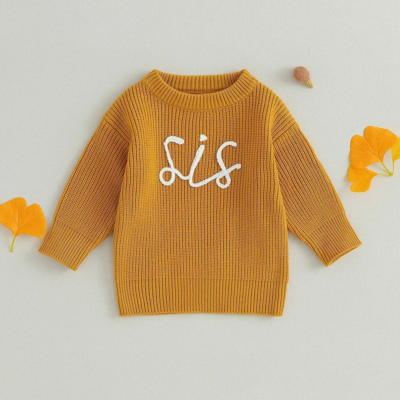 RTS: Sis Knitted Onesie or Sweater