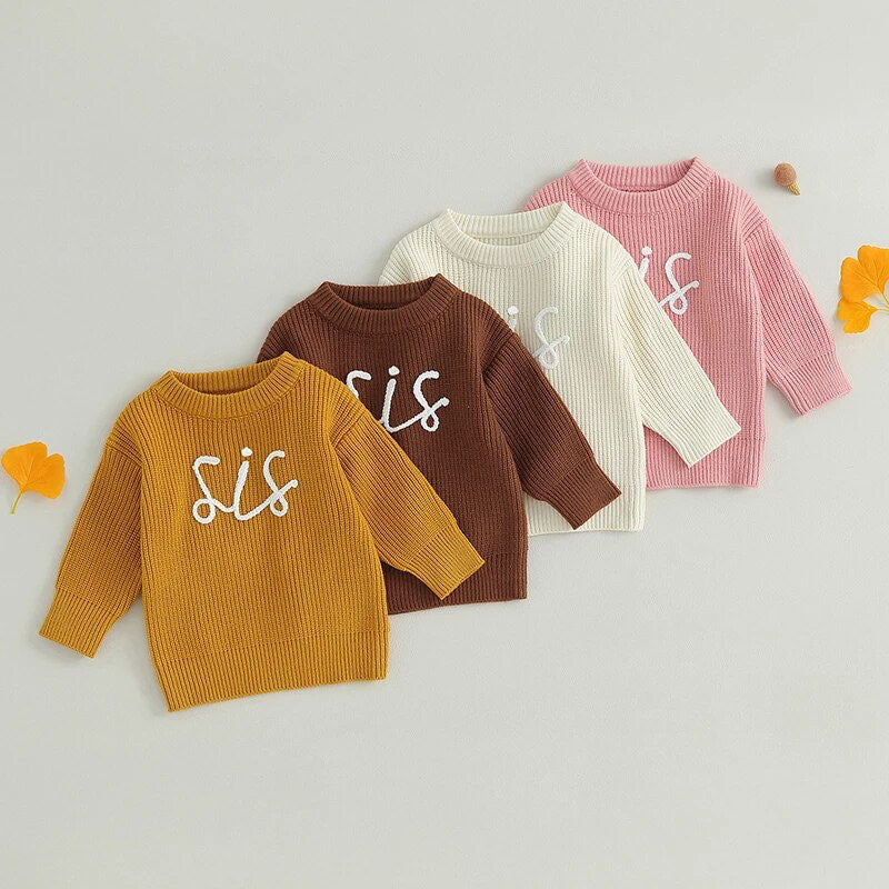 RTS: Sis Knitted Onesie or Sweater