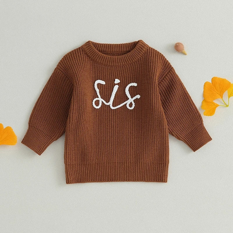 RTS: Sis Knitted Onesie or Sweater