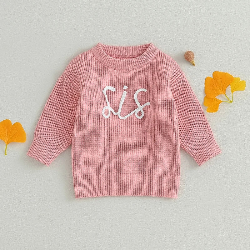 RTS: Sis Knitted Onesie or Sweater