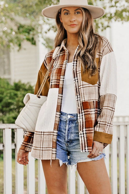 PREORDER: The Cora Plaid Block Button Down 9.9.24