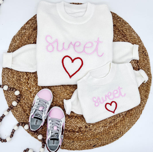 rts: Mommy and Me Valentine's Sweetheart Sweater