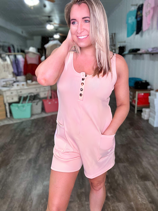 RTS: The Button Waffle Romper