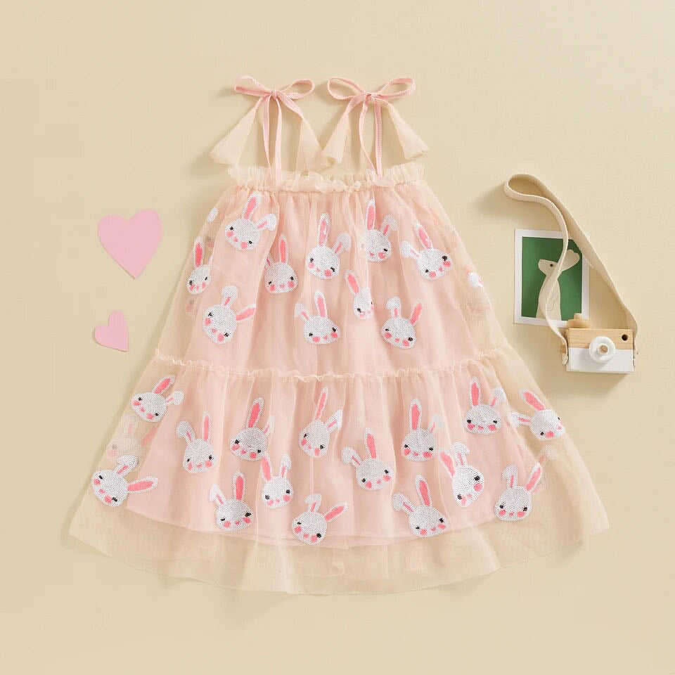 RTS: Cutest Sequin and Tulle Bunny Dress-