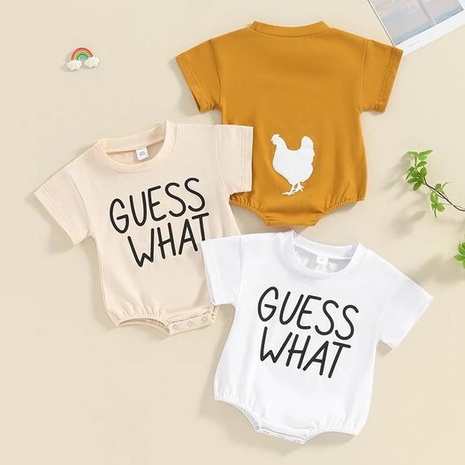 RTS: "Guess what? Chicken butt" Onesie