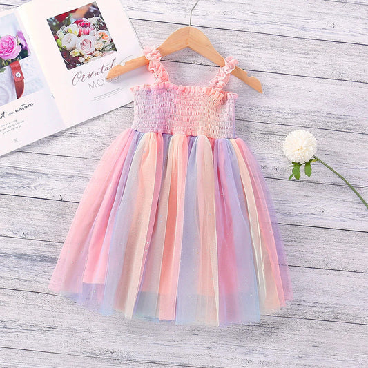 PREORDER: The Aubrey Multi Color Tulle Dress 6.24.24