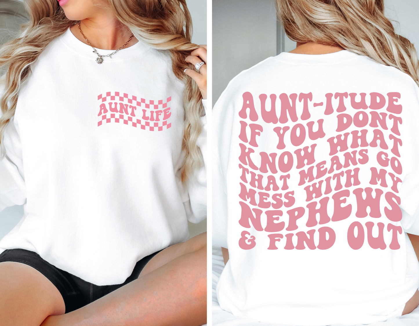 Aunt-itude Checkered