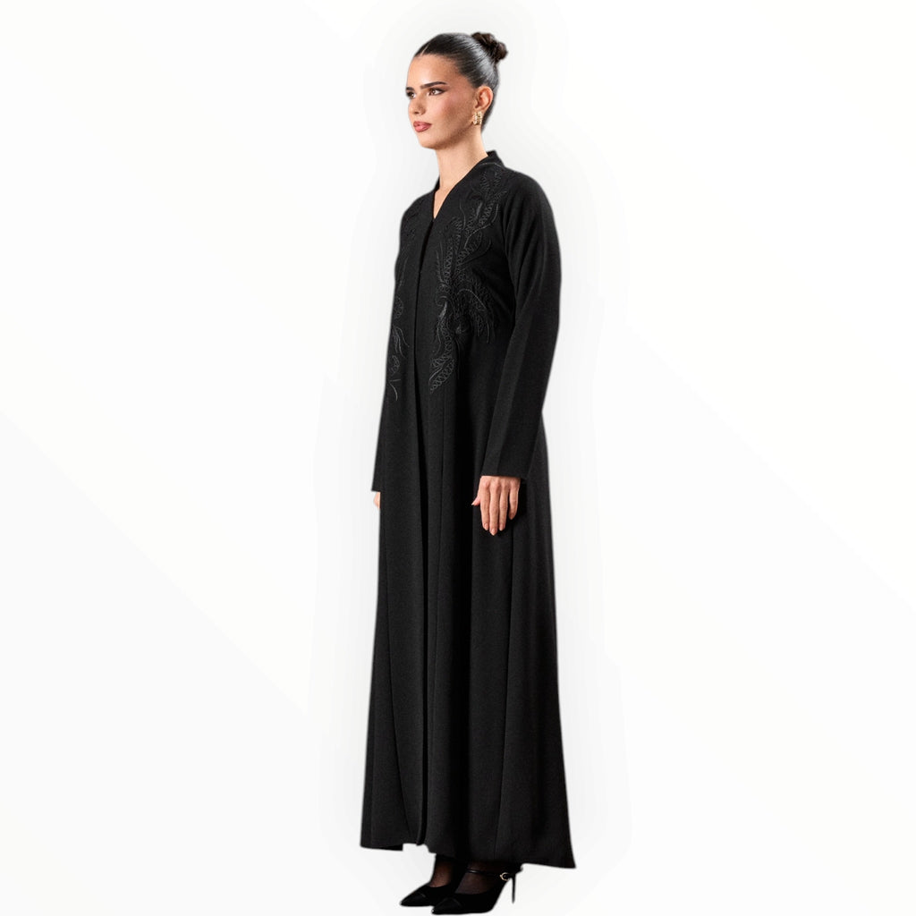 Embroidered abaya